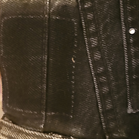 NWT Vintage Furst of A Kind Uniquely Handmade Denim Shorts Size 28 - Picture 9 of 11